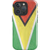 Guyana Flag Distressed iPhone 16 Pro Max Impact Case